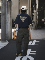 スウェーデン風ヴィンテージ マルチポケット ワイドパンツ