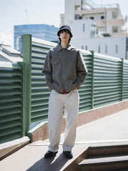 ウォッシュド ワークパンツ