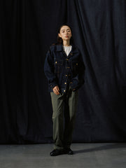 水洗い加工ヴィンテージコーデュロイベスト