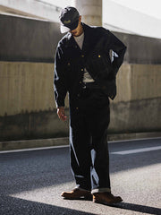 水洗い加工ヴィンテージコーデュロイベスト