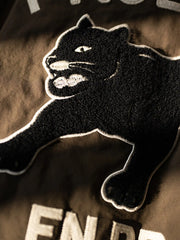 ショートワイド刺繍ベースボールジャケット