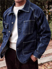 15ozセルビッジデニムワークジャケット