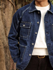 15ozセルビッジデニムワークジャケット