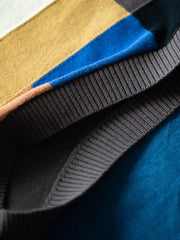 カラーブロックチェッカーボードベスト