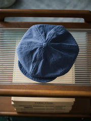 ビッグサイズヘリンボーンニュースボーイキャップ