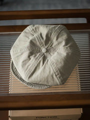 ビッグサイズヘリンボーンニュースボーイキャップ