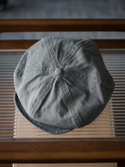 ビッグサイズヘリンボーンニュースボーイキャップ