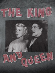 ヴィンテージウォッシュ「キング&クイーン」Tシャツ