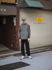 ヴィンテージダブルフェイスフリース長袖スウェット