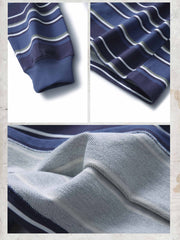 440g 重厚ヴィンテージストライプスウェット