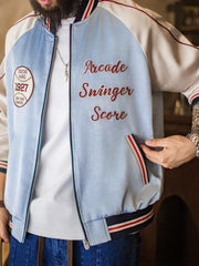 【限定】刺繍ベースボールジャケット