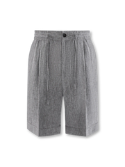 フレンチリネン一片襟スキッパーシャツ