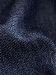 イタリアンカラースリムデニムシャツ