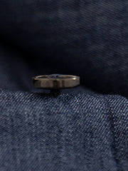 イタリアンカラースリムデニムシャツ