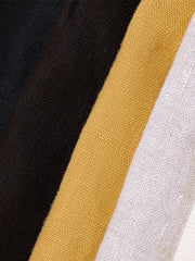 ノルマンディーリネン単プリーツショーツ