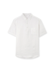 サマーブリーズ リネン プルオーバーポロ