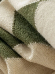 英式アイビーアーガイルニットポロ