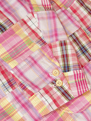 マドラスパッチワーク ノー構造コットンブレザー