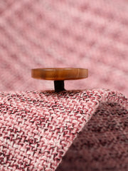 霞みピンク千鳥格子 イタリアンジャケット