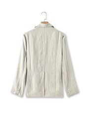 天然リネン夏用カジュアルジャケット