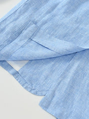 天然リネン夏用カジュアルジャケット