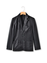 天然リネン夏用カジュアルジャケット