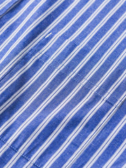 カラーブロックストライプシャツ