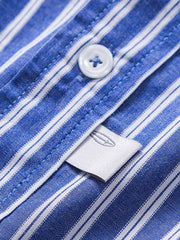 カラーブロックストライプシャツ