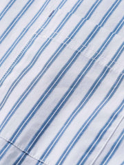 カラーブロックストライプシャツ