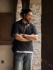 イタリアンスタイル ジャカードレース ポロシャツ