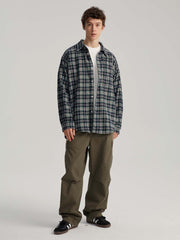 フランネルチェックシャツ