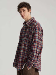 フランネルチェックシャツ