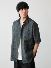 ヴィンテージシアサッカー チェックシャツ