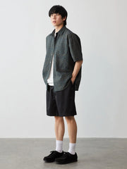 ヴィンテージシアサッカー チェックシャツ