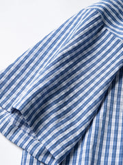 クリーンフィット・ギンガムワイドシャツ