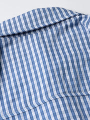 クリーンフィット・ギンガムワイドシャツ