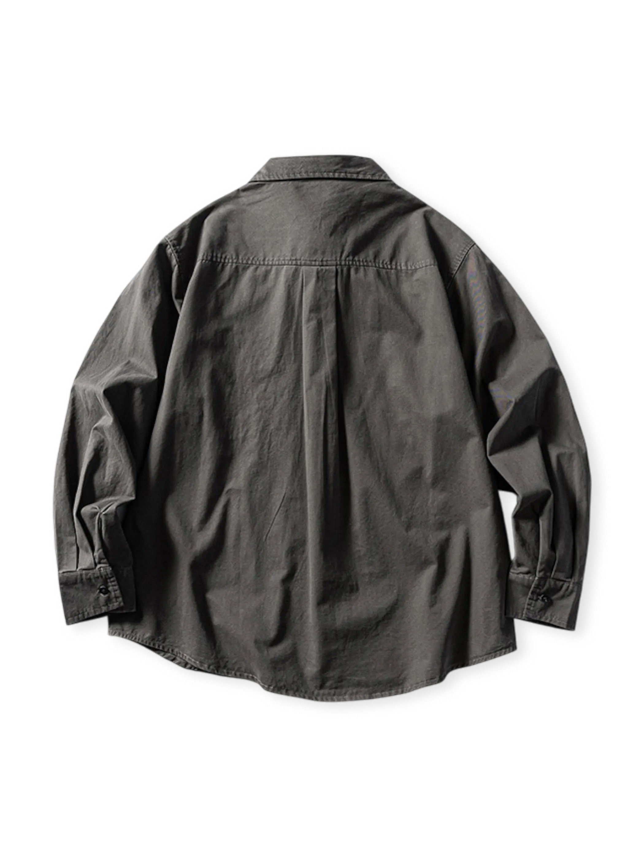 ヴィンテージワークウェア長袖シャツ(正面ダブルポケットデザイン)