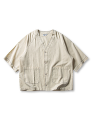 ヴィンテージ風のショートスリーブシャツ