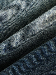 デニム 七分丈カーゴショーツ