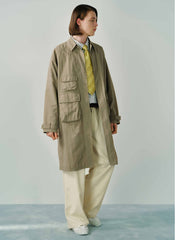 ナイロン多ポケット ヴィンテージバルマカーンコート