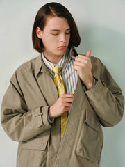 ナイロン多ポケット ヴィンテージバルマカーンコート