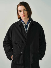 ナイロン多ポケット ヴィンテージバルマカーンコート