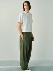 アメリカ産長綿バルーンパンツ