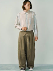 アメリカ産長綿バルーンパンツ