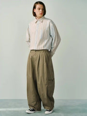 アメリカ産長綿バルーンパンツ