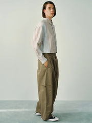 アメリカ産長綿バルーンパンツ