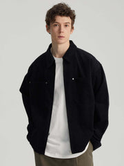 スタッズポケットコーデュロイジャケット
