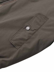 バーン風 着脱可能フーデッドパイロットジャケット