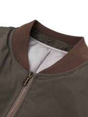 バーン風 着脱可能フーデッドパイロットジャケット