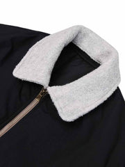 バーン風 着脱可能フーデッドパイロットジャケット